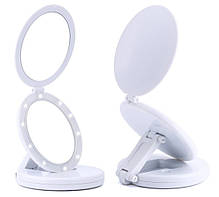 Кругле косметичне дзеркало з LED підсвічуванням Large LED Mirror 50630, фото 2