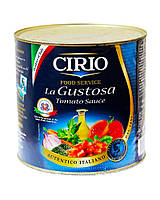 Соус томатный Cirio La Gustosa Tomato Sause, 2550 г (8001440127588)