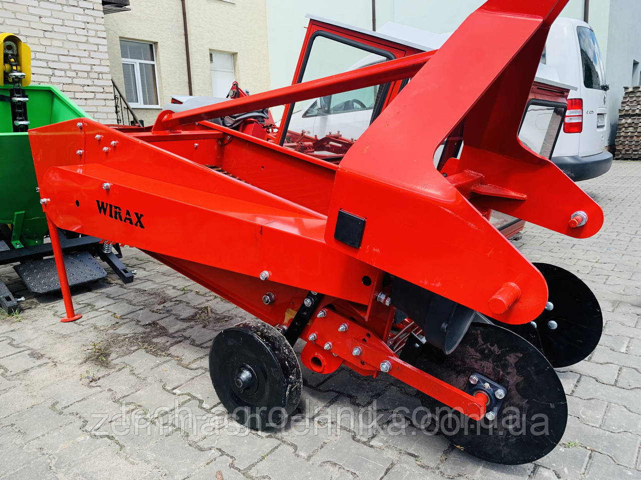 Картоплекопалка однорядна польська Wirax оригінал з відрізним диском
