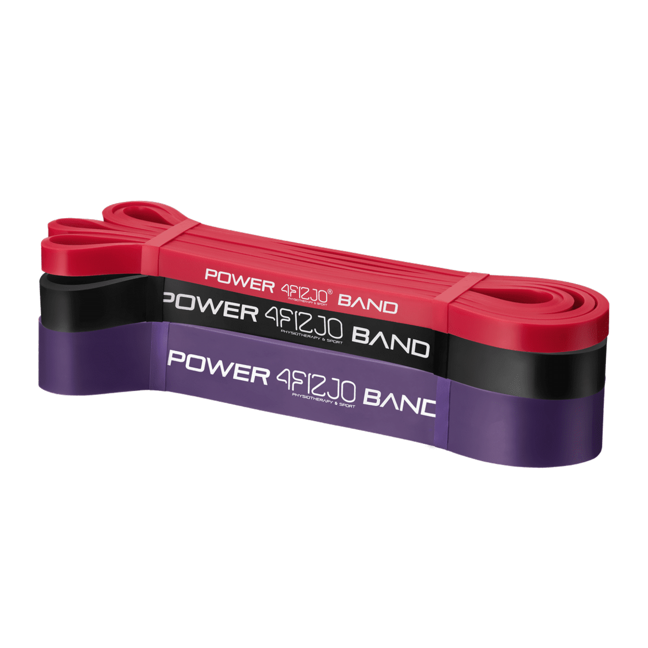 Еспандер-петля (гумка для фітнесу та спорту) 4FIZJO Power Band 3 шт 6-26 кг 4FJ0002 aiw якість, фото 1
