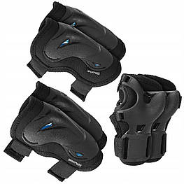 Комплект захисний SportVida 3 в 1 SV-KY0003-L Size L Black/Blue aiw якість