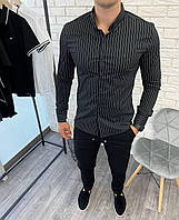 Мужская рубашка Armani H2350 черная