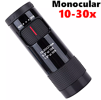 Компактный мощный монокуляр Monocular 10-30x21 подзорная труба. Объектив телескоп для охоты и рыбалки CV1N