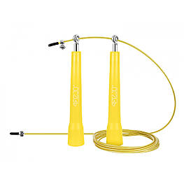 Скакалка швидкісна для кросфіту 4FIZJO Standard+ 4FJ0184 Yellow orig384