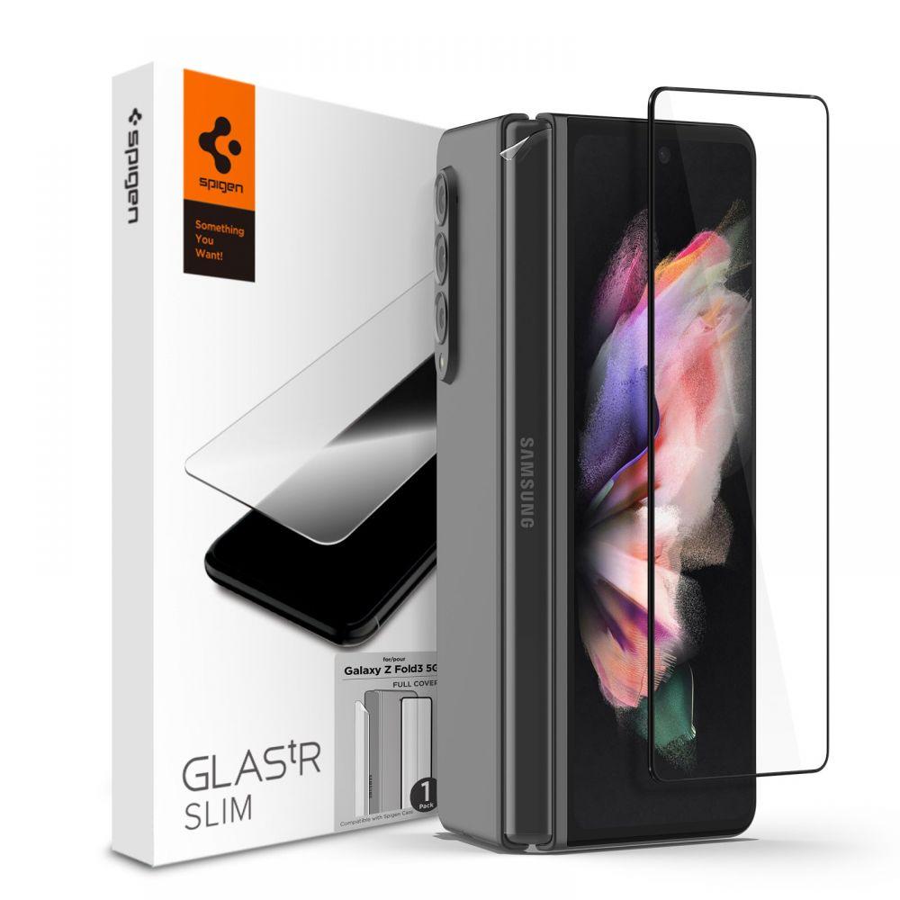 Захисне скло Spigen для Samsung Galaxy Z Fold 3 — GLAS.tR Full Cover + Hinge Film (AGL03732)