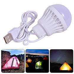 USB лампа 5Вт (корпус білого кольору)