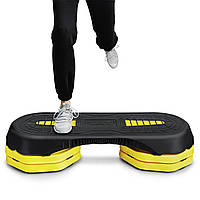 Степ-платформа професійна 3-ступенева 4FIZJO Elite 4FJ0220 aiw якість, фото 5