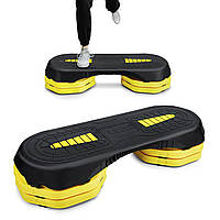 Степ-платформа професійна 3-ступенева 4FIZJO Elite 4FJ0220 aiw якість, фото 2