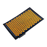 Килимок акупунктурний з подушкою 4FIZJO Eco Mat Аплікатор Кузнєцова 68 x 42 см 4FJ0229 Navy Blue/Orange aiw, фото 4
