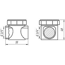 Фільтр грубої очистки газу для SOLOMON 3/4" F8016, фото 2
