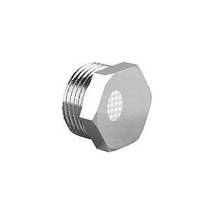 Заглухка з зовнішнім різьбленням SOLOMON 3/4" хром 4001, фото 1