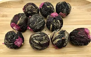 Чорний в'язаний чай "Закохане сонце" Османтус