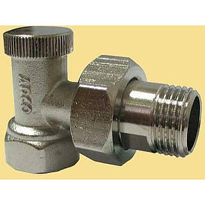 Кран радіаторний кутовий ARCO 1/2" 507205 п/ключ, фото 2