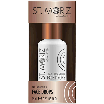 Тонувальна сироватка з ефектом сяйва шкіри St. Moriz Advanced Gradual Self Tanning Face Drops 15 мл