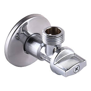 Кран кульовий кутовий ARCO 1/2"х 1/2" NOV91MAC 2шт. металове ручка, фото 2