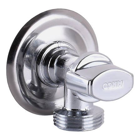 Кран кульовий кутовий ARCO DEF728P AntiLime 1/2'х 3/4', фото 2