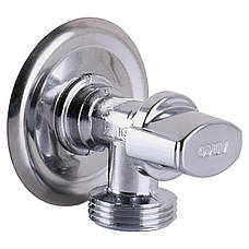 Кран кульовий кутовий ARCO DEF728P AntiLime 1/2'х 3/4', фото 2