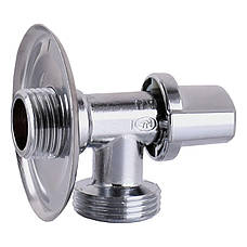 Кран кульовий кутовий ARCO DEF728P AntiLime 1/2'х 3/4', фото 3