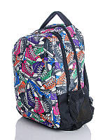 Рюкзак школьный спортивный городской 45*32 см на молнии с карманами принт Кеды Back Pack