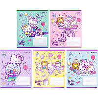 Тетрадь школьная Kite Hello Kitty HK22-232, 12 листов, клетка