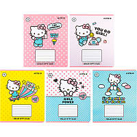 Тетрадь школьная Kite Hello Kitty HK22-234, 12 листов, в линию