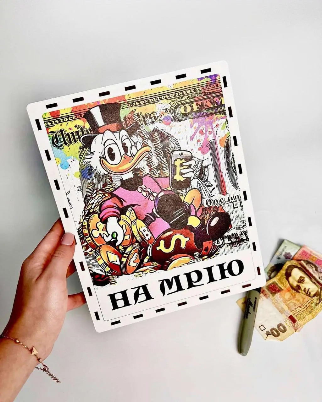 Скарбничка на мрію з друком на 365 днів 20*25*17 см