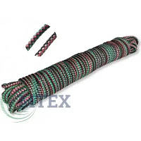 Шнур поліпропіленовий в'язаний Ø7 мм. 20 метрів.