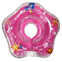 Круг для купания, розовый, надувной круг для малышей