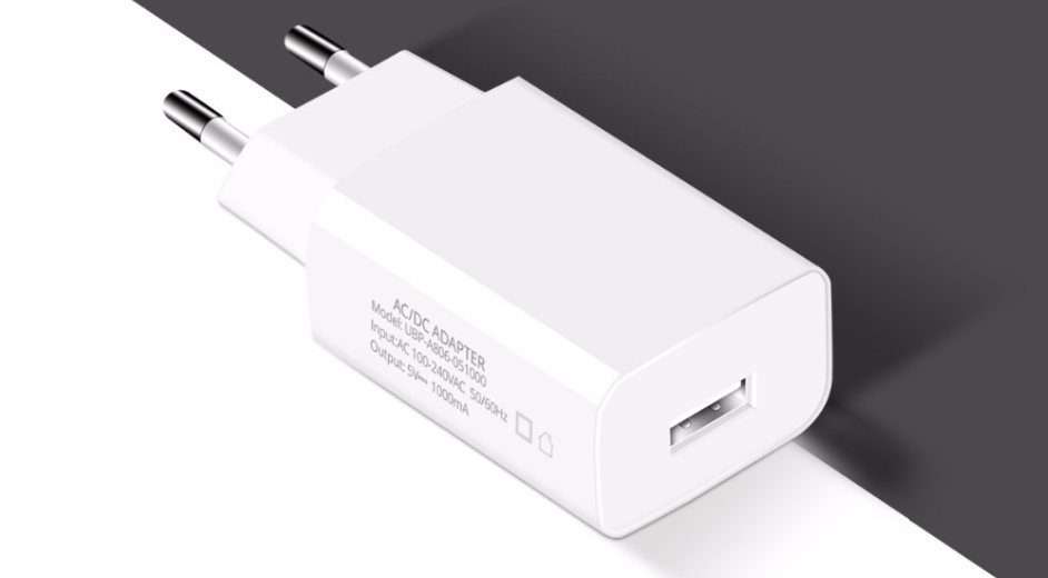 Мережевий зарядний пристрій FONKEN USB Charger 5 V 1 A Universal Phone Charge 5 W White (UBP-A806)