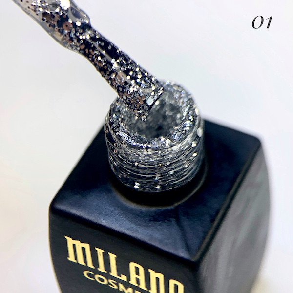 Гель Лак MILANO Galaxy Glitter 8 Мл № 01