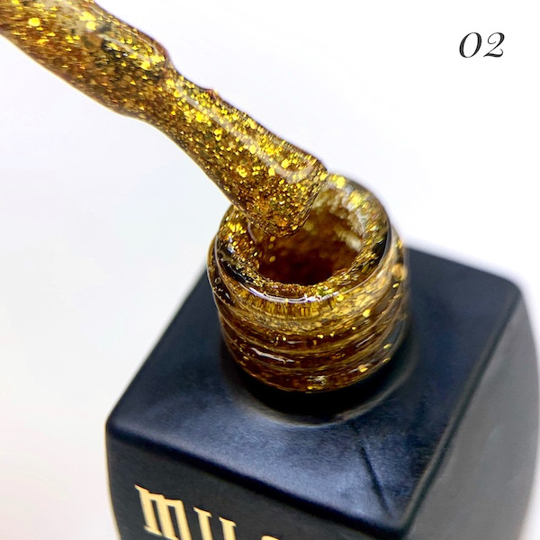 Гель Лак MILANO Galaxy Glitter 8 Мл № 02
