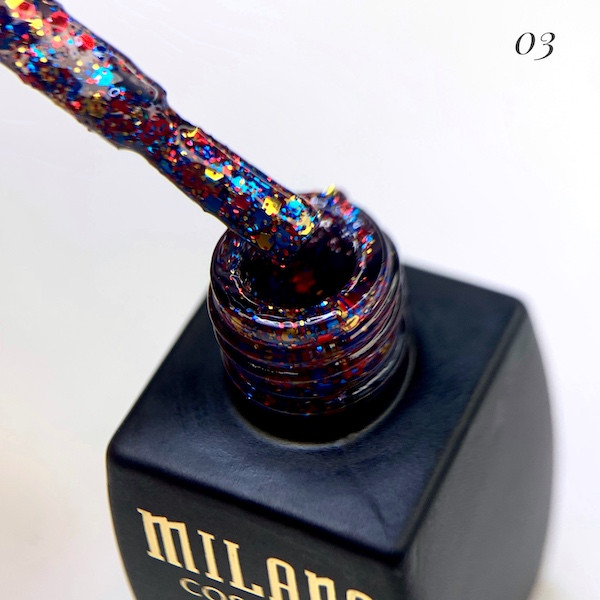 Гель Лак MILANO Galaxy Glitter 8 Мл № 03