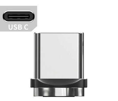 Конектор зарядний Essager USB Type-C для поворотного магнітного кабелю (ECXT-YXQT)