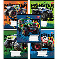 Тетради школьные 12 л. клетка 1В "Monster truck championship" 765758