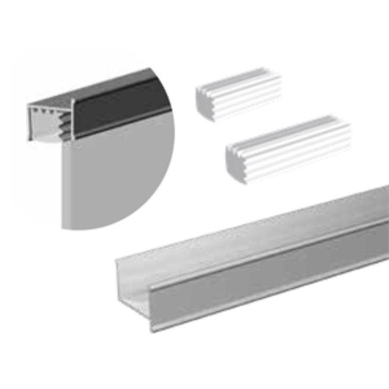 Соединительный Профиль Для Стекла, L=2000 Мм, Серебро Valcomp 219-104 ...