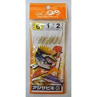 Самодур Dragon Aji Sabiki Mackerel Skin №6(6 гачків)