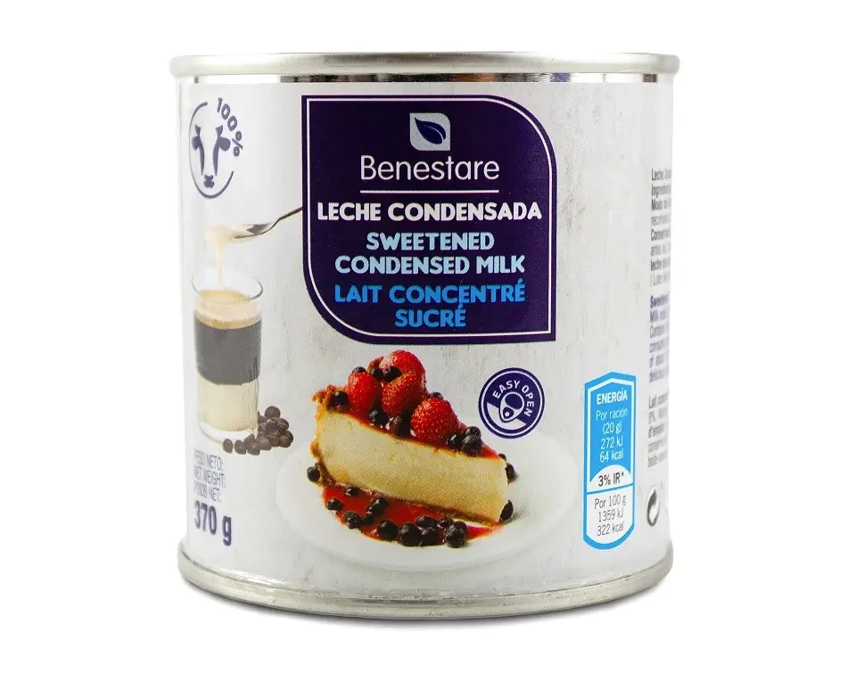 Згущене молоко BenisonLeche Condensada Без глютену, 370 г