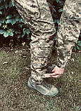 Тактична військова форма (тактична сорочка Убакс UBACS+штани+ремінь+рукавички) Attack  комуфляж піксель, фото 9