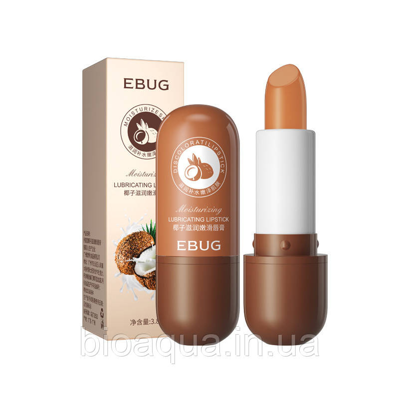 Бальзам для губ Coconut Lipstick з екстрактом кокоса (3,8 g) прозорий