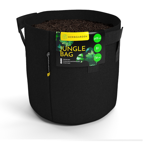 Горшок тканевый Jungle Bag Round 8L 21x21x21cm - фото 1 - id-p1647749949