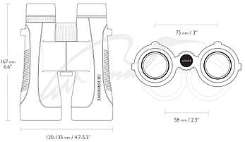 Бинокль Hawke Endurance ED 12х50 Green, фото 2