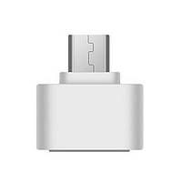 Мініперехідник OTG Alitek USB 2.0 — Micro USB White