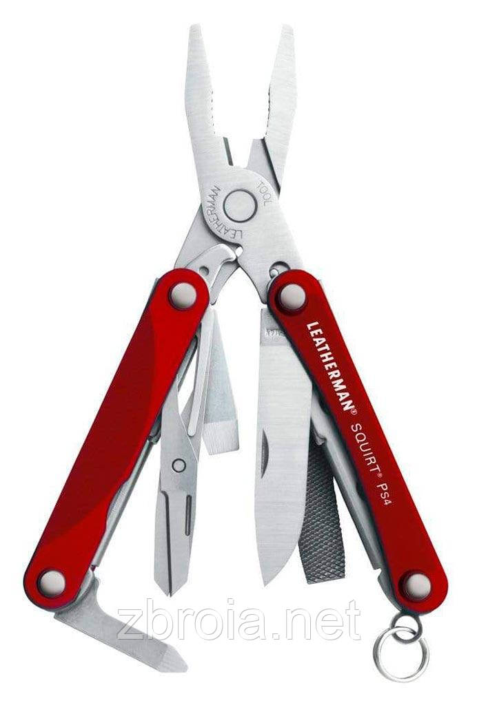 Мультитул Leatherman Squirt PS4 Red (831227)