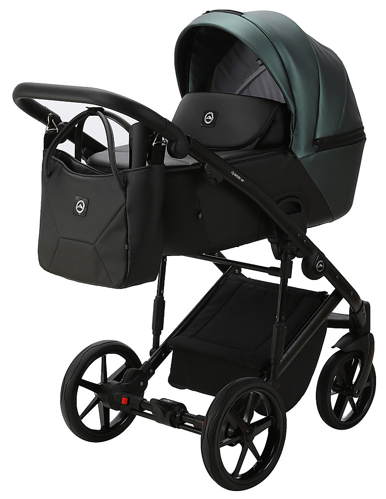 Коляска 2 в 1 Adamex Mobi Air (Thermo) ECO шкіра 100% SD-7