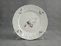 Thun Набор тарелок десертных Bernadotte 5936B59 голубой кант 17см