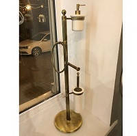 БРОНЗОВІ ЗОЛОТІ СТІЙКИ ДЛЯ ТУАЛЕТУ ТА ВАННОЙ