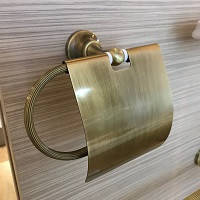 ТРИМАЧИ ДЛЯ ТУАЛЕТНОГО ПАПЕРУ БРОНЗА ЗОЛОТО