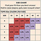 Бюстгальтер топик для спорту. Ліфчик безшовний для будинку. Ліф бра без кісточок, розмір S-M (чорний), фото 8