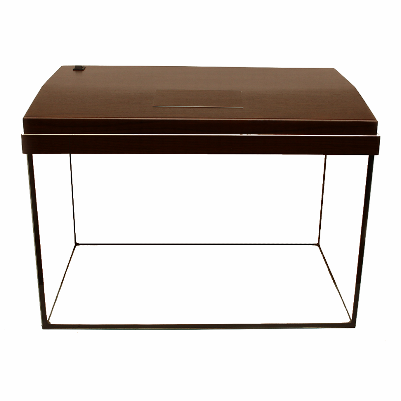 Прямокутний акваріум А-30 з кришкою та LED освітленням Венге, фото 1