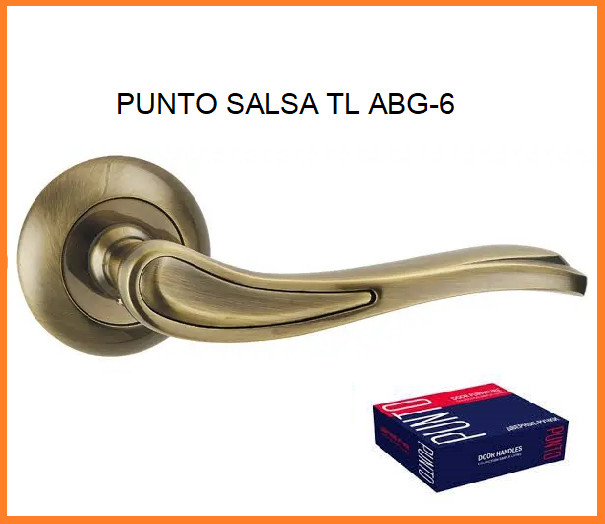 PUNTO Ручка роздільна SALSA TL ABG-6 зелена бронза